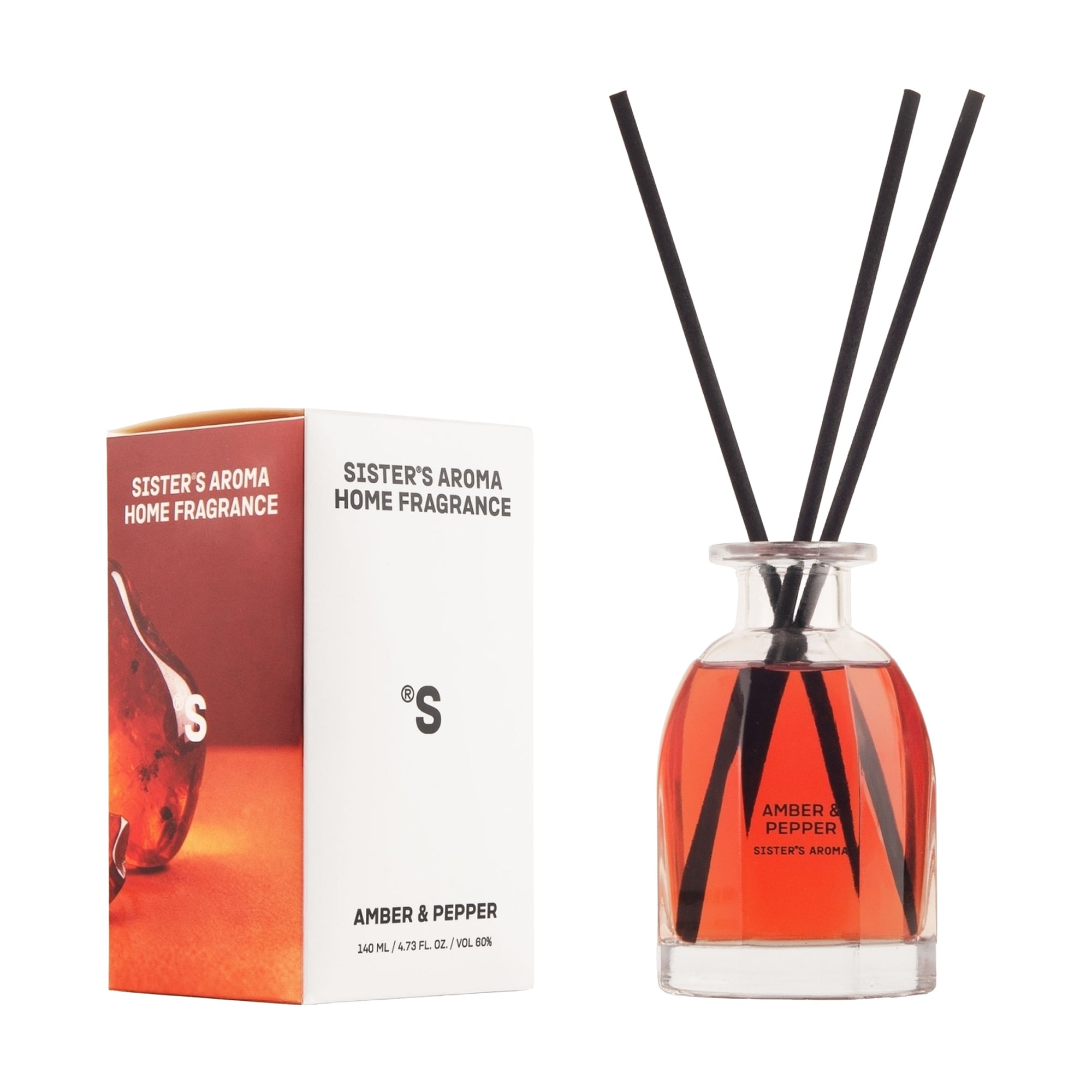 Аромадифузор Sister's Aroma Amber &amp; Pepper, 140 мл